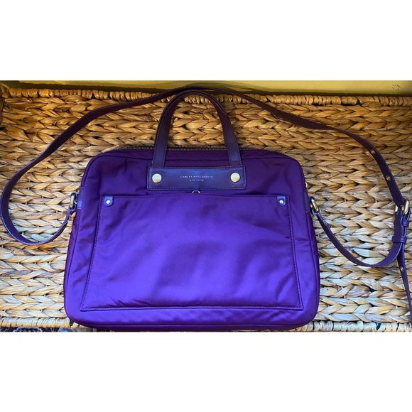 Marc Jacobs Preppy Nylon Computer Laptop Bag - Picture 11 of 15